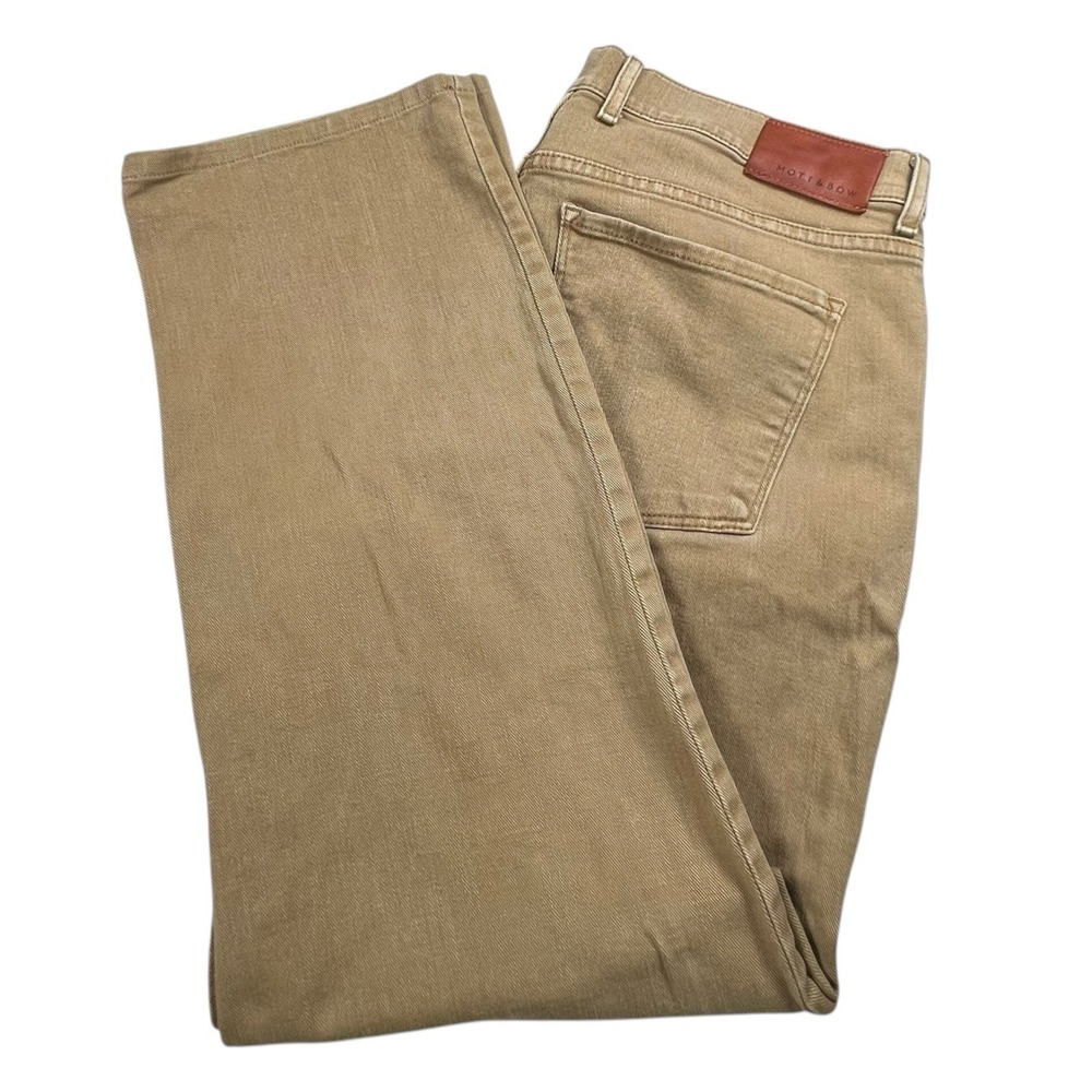 Mott & Bow Mens 36X27 Brown Straight Leg Denim Jeans (Tag 36X30)‎